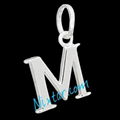 Fashion Silver Plated Links Charm Letter M Wholesale 1