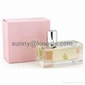new style glass perfume bottle with cap  2