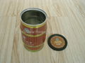 Easy open lid round coffee tin can 3