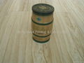 Round coffee/chocolate tin box with snap lid