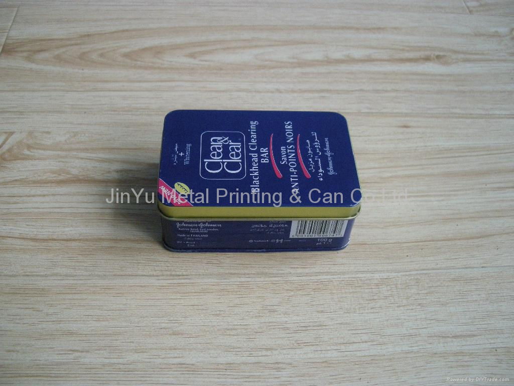 Family rectangular soap tin can  2