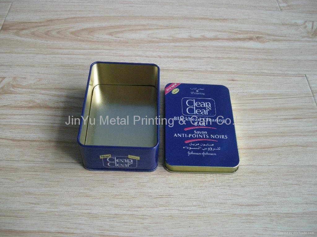 Family rectangular soap tin can  5