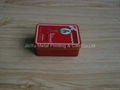 Small rectanguar candy tin cans 1