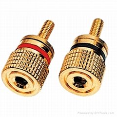 Rohs screw brass speaker binding post (F)