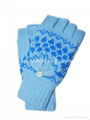 Knitted fashion gloves for lady 3