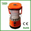 Super bright LED solar power camping lantern