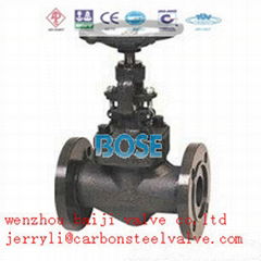 API FOREGED STEEL A105  FLANGED GLOBE VALVE RF-RF