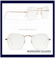 Rose Gold-Tone Square-Frame Optical