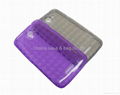 TPU Checkered Gel case for HTC ONE X