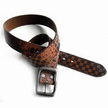 Leather belt