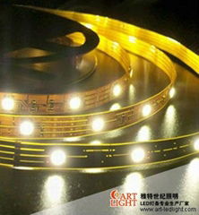 5050 SMD 60L/M 12V Flexible LED strip light Waterproof IP44 Warm-white