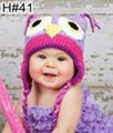 Crochet OWL baby hat 1