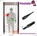 33 Zones Garrett PD6500i Walk Through Metal Detector