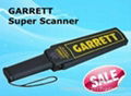 Garrett super scanner Hand Held Metal Detector,airport body scanner 