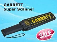Garrett super scanner Hand Held Metal Detector,airport body scanner 