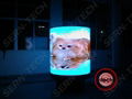 360 degree Curved  Semi-outdoor led screen 4