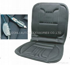 Heated seat cushion with high and low