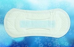 180mm mini sanitary pad with ADL in blue OEM