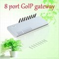 GoIP 8/8 ports GSM VoIP gateway,support