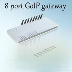 GoIP 8/8 ports GSM VoIP gateway,support sip &H.323