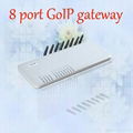 GoIP 8/8 ports GSM VoIP gateway,support