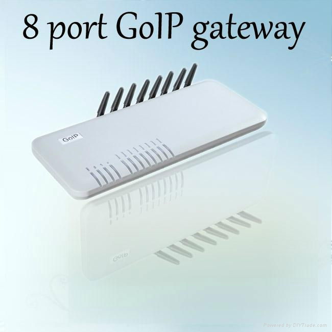 GoIP 8,support sip &H.323,sip gateway