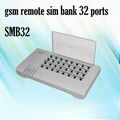 gsm remote sim bank 32 ports,work with