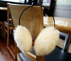 Faux fur earmuffs