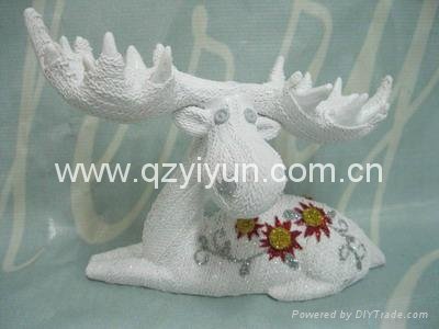 resin animal deer fogurine home decorations 5
