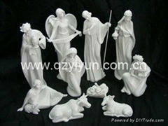 resin nativity set decorations