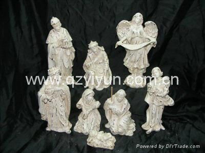 resin nativity set decorations 4