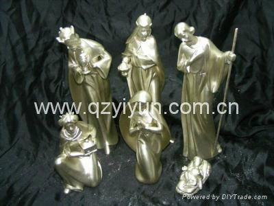 resin nativity set decorations 5