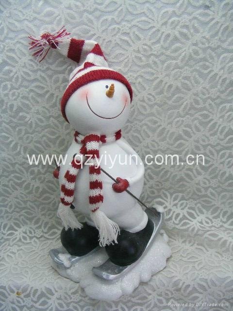 snowman figurines for Xmas decorations