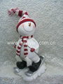 snowman figurines for Xmas decorations