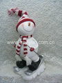 snowman figurines for Xmas decorations 1