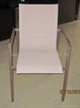 ALUM TEXTILENE CHAIR