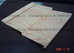 Low maintenance Wall steel siding panel,Curtain wall, SD280 ( Wood Grain)