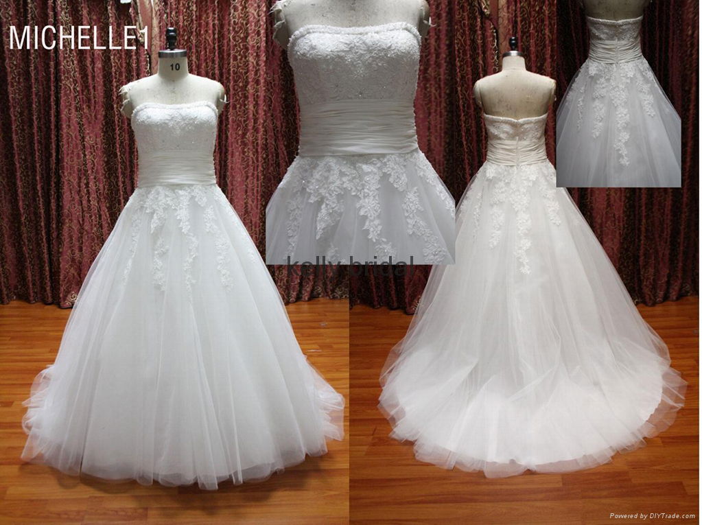 ball gown lace wedding dress