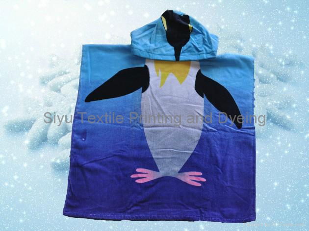 100% cotton hooded towel