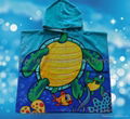 100% cotton hooded towel 1