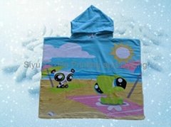100% cotton hooded towel