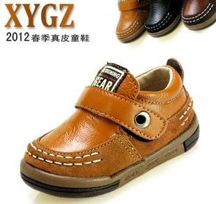 2012 new spring baby shoes leather leather shoes men's singles shoes