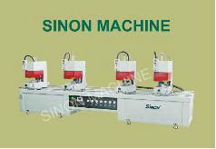 pvc window machine Four-head welding machine for colorful PVC window-door