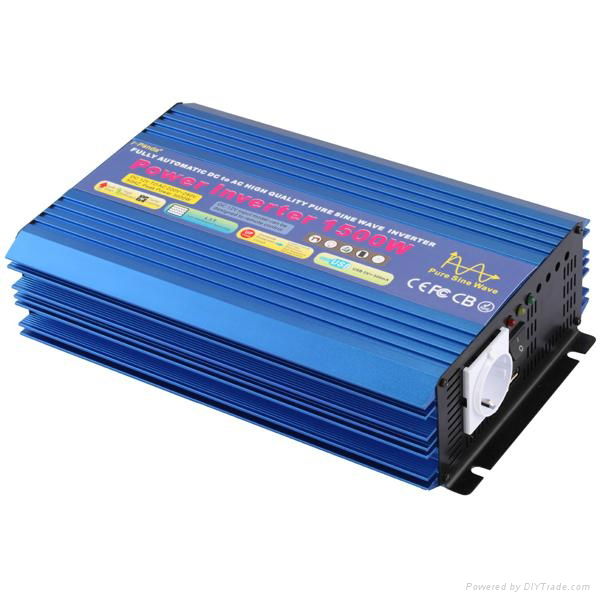 Pure sine wave inverter with remote control 1500W 2