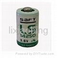 SAFT LS14250 1/2AA原装锂电池3.6V 