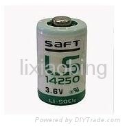 SAFT LS14250 1/2 AA original lithium battery 3.6 V
