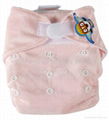 Minkee velcro cloth diapers