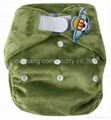 Minkee velcro cloth diapers