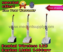  Dental Wireless LED Curing Light Lamp 1400mw DENJOY Dental DY400-6