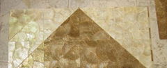 Wholesale natural handmade shell wall tiles